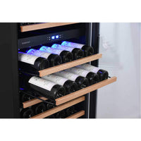 Edgestar 24-Inch Wide 131 Bottle Capacity Built-In Triple Zone Wine Cooler (SAK65891)